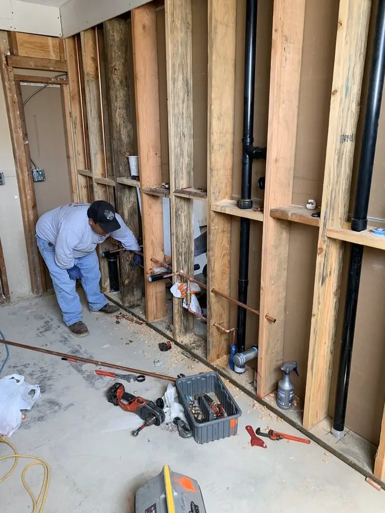 Commercial rough-in plumbing for Gas Line Repair in Avian Park